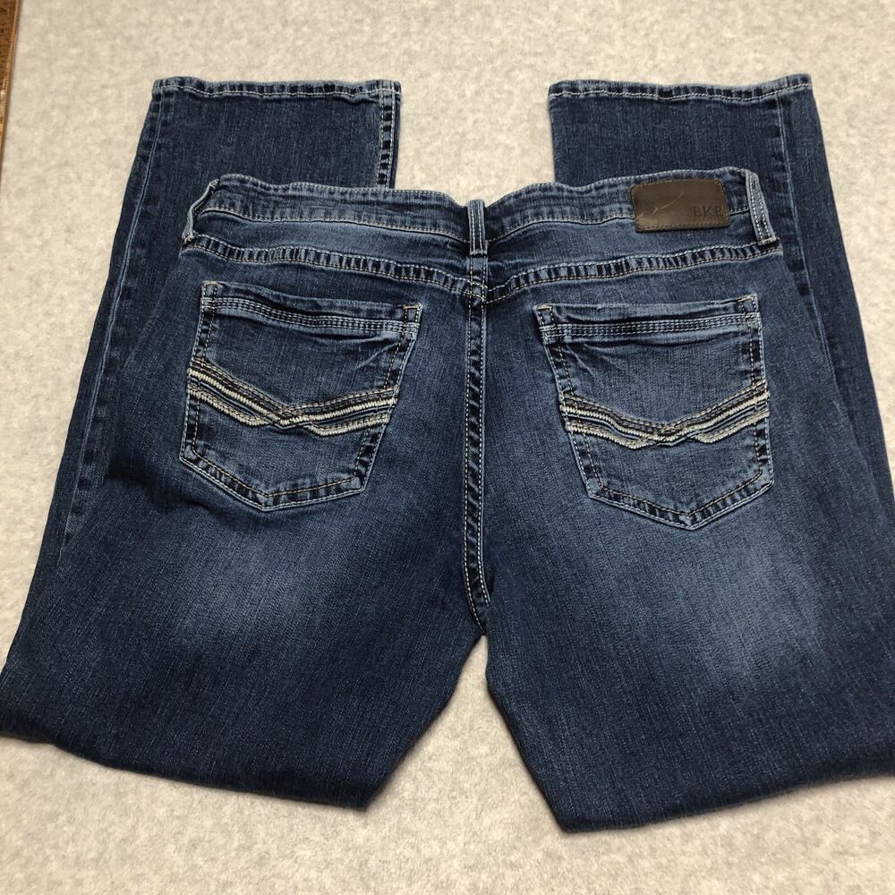 BKE Jake Straight Jeans Mens 40x32 Blue Medium Wash Stretch Denim Pants